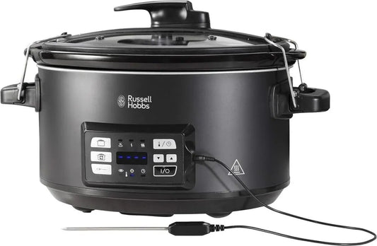 Russell Hobbs, wolnowar, ceramiczny wyjmowany garnek, regulacja temperatury, urządzenie wielofunkcyjne, inteligentny czujnik temperatury