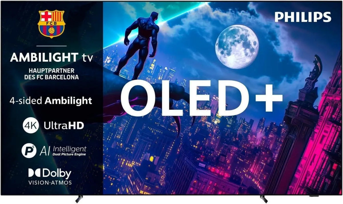 PHILIPS telewizor, 65OLED950 Smart TV, 65 cali, TV, 4K UHD, płyta IPS, Dolby Vision & Atmos, Ambilight 4 boki, 164 cm, 4K UltraHD