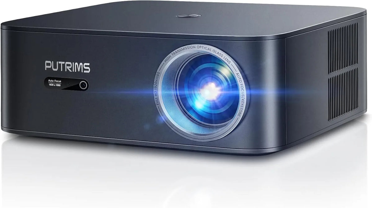 Projektor, 1500 ANSI, 1080p, Full HD, sterowanie WiFi, łączność Bluetooth, Inteligentny projektor 4K, 1500 ANSI/Google TV teraz z Netflix, kino domowe