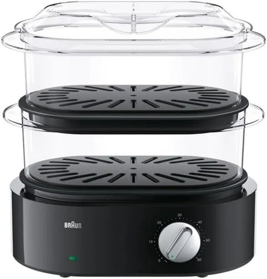 Braun, X 31 FS5100BK kuchenka, para, czarny, FS5100BK kuchenka elektryczny para czarny Gloss 33 X 31 X 19.5