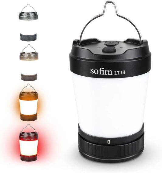 sofirn, LT1S K- 6500 Lampa, IP65, USB, kemping, czerwony, stale zmienny kamping, K-6500
