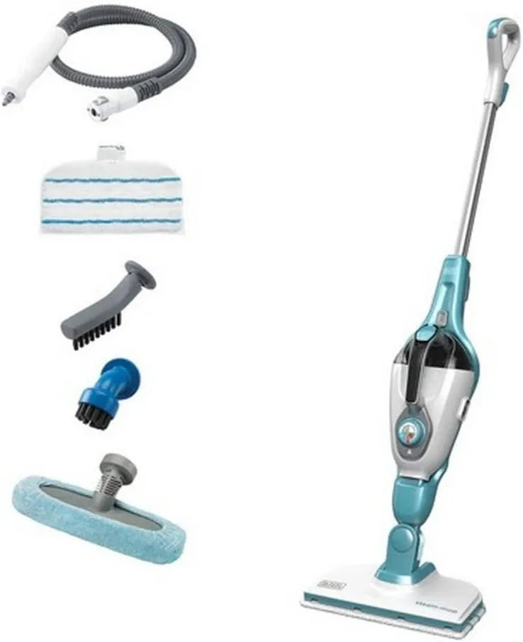 BLACK+DECKER, czarny+DECKER czarny+DECKER czarny+DECKER czarny+DECKER Czarny + Decker FSMH1321-QS Akcesoria do urządzeń, 1600 W, duży zbiornik, para, czarny, Heather czas 15 sek, zbiornik 500 ml